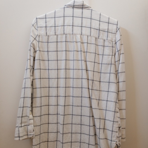 MADEWELL flannel boyfriend fit shirt - Picture 3 of 3